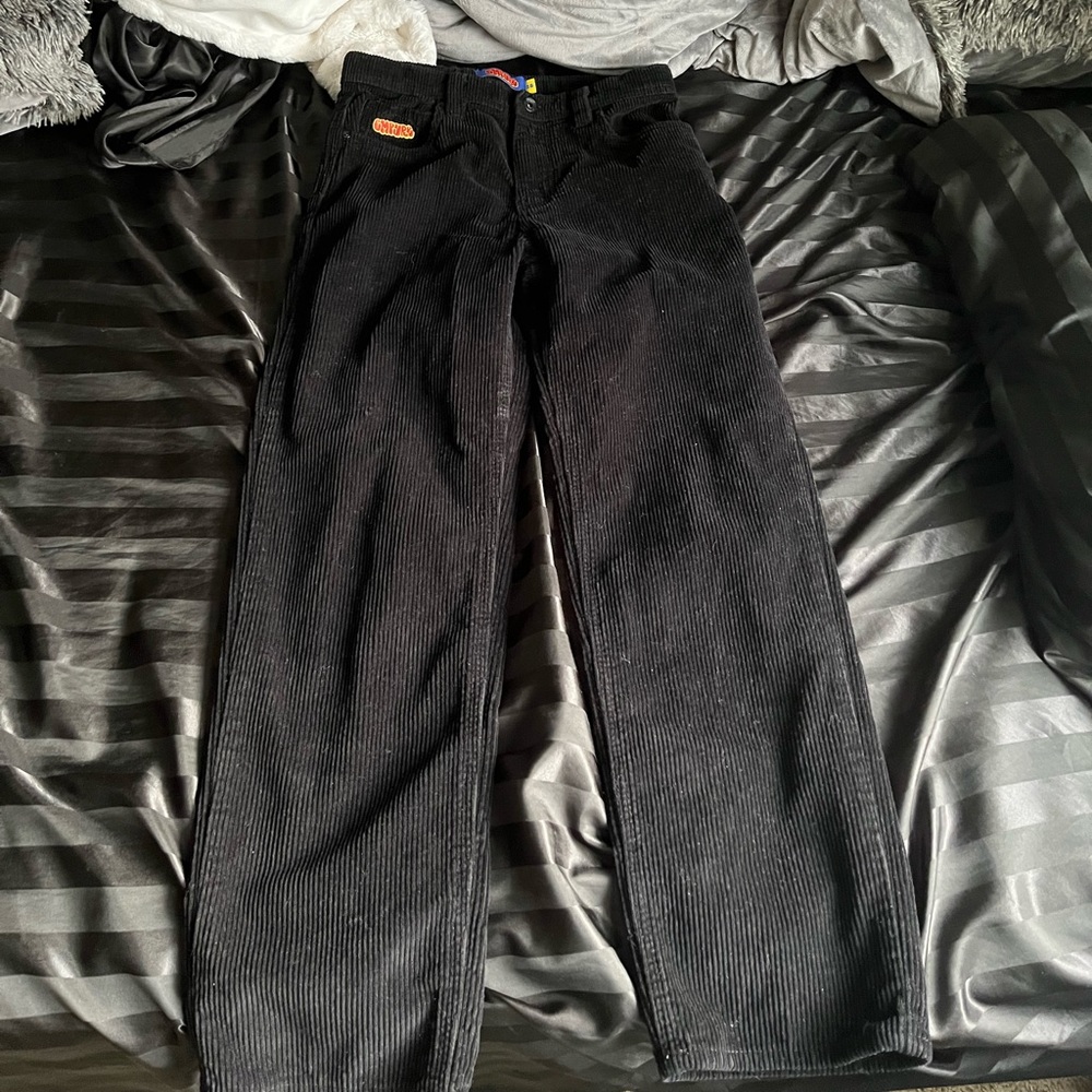 Black corduroy Empyre Pants